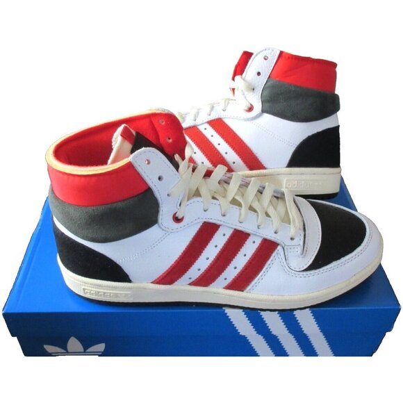 adidas Other - Adidas Originals Men's Top 10 RB Basketball Shoes White Black Red Sizes NIB